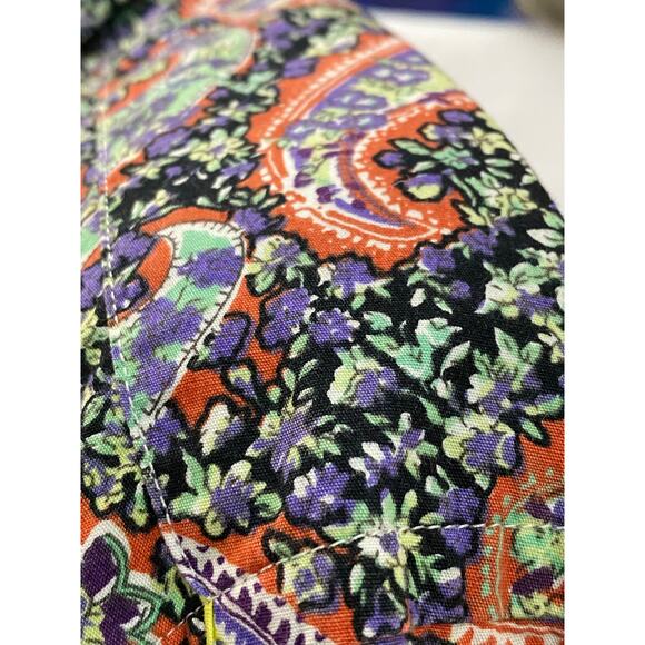 Men's CREMIEUX PREMIUM DENIM Colors Paisley STRETCH Shirt XXL - Picture 7 of 8